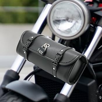 Amazon | レザー バッグ バイク,バイク用サドルバッグ - ロック付き