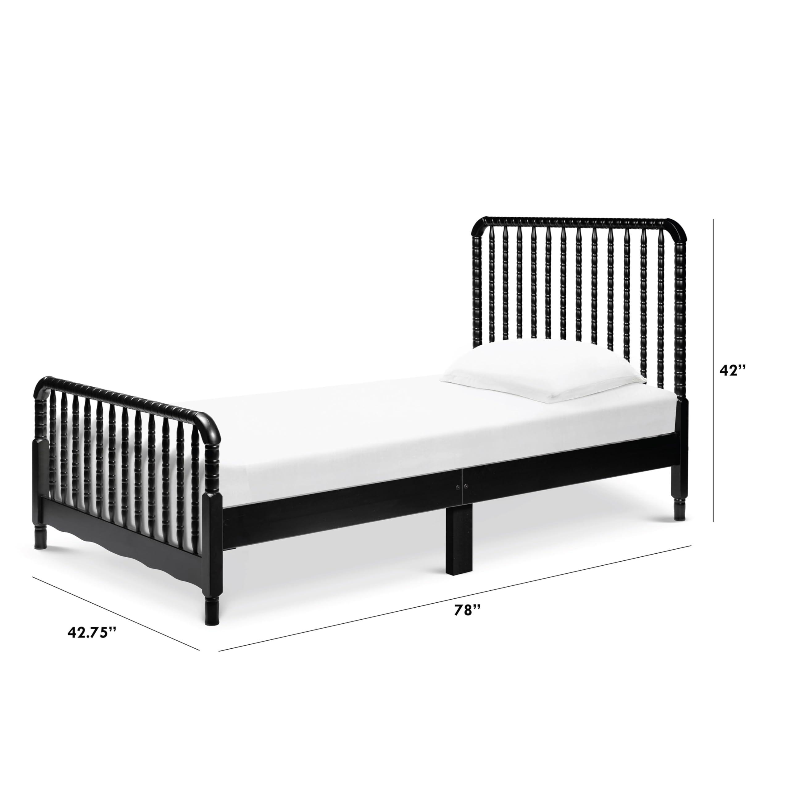 Amazon.com: Davinci Jenny Lind Twin-Bed with Wood Spindle Posts in