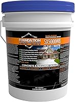 Armor SX5000 WB Water-Based Silane Siloxane Concrete Sealer - Natural Look Penetrating Protection for Driveways, Patios, Brick, Pavers & Stone, 5 Gallon