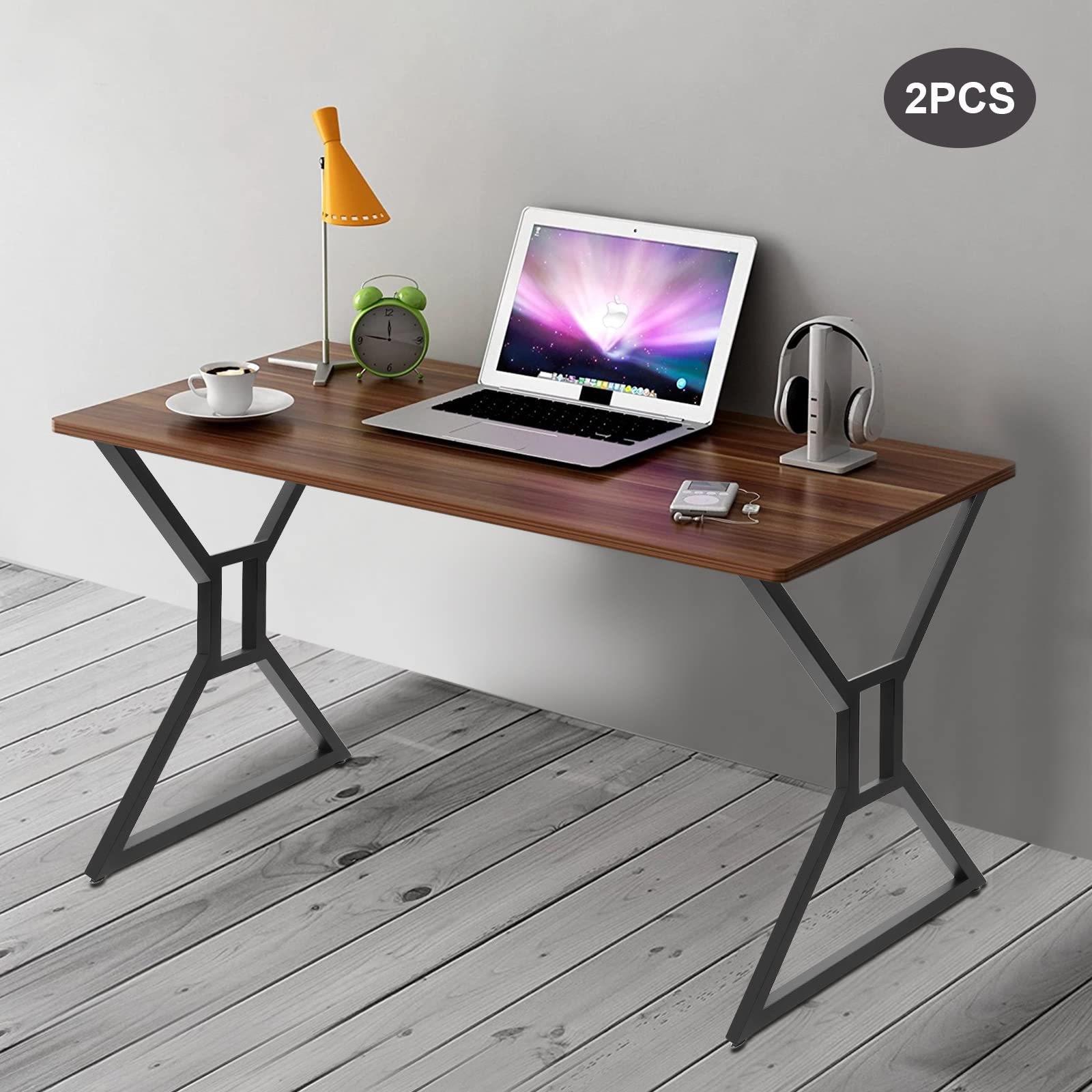 10\" Heavy Duty Industrial Metal Furniture Legs (1 Or 2 Pairs) - 6 Colors, Multiple Widths, For DIY Tables & Benches
