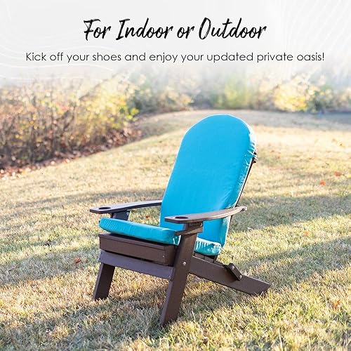 Miniatura 5 de RSH Décor - Cojín Adirondack para interiores y exteriores, diseño de Gregoire Fresco, rojo, azul, amarillo, floral