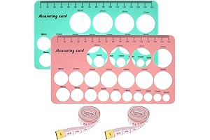 Silicone Nipple Flange Measuring Tool Kit for Breast Pumps (4-Piece)