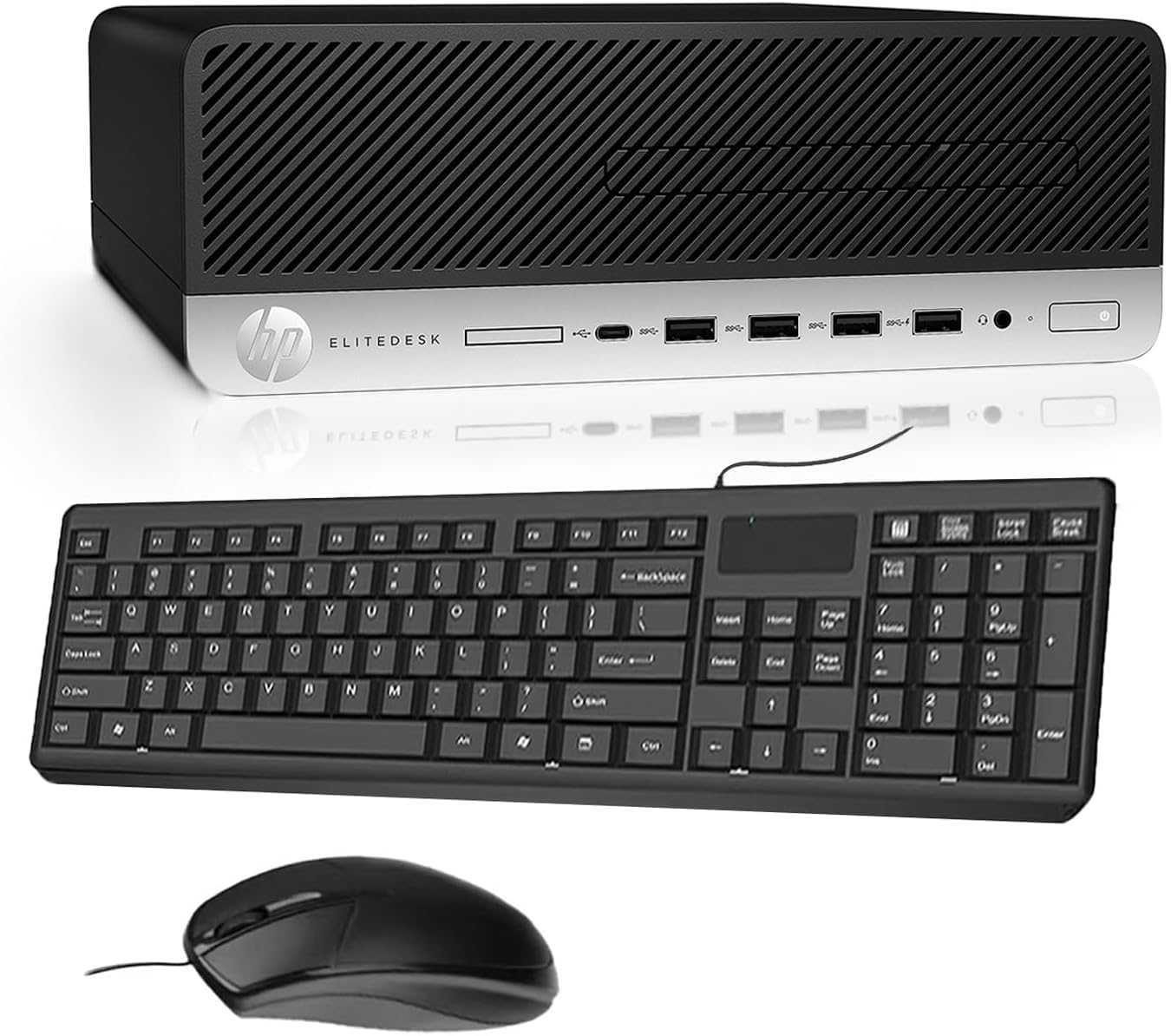 HP EliteDesk 705 G4 SFF Desktop-PC, AMD Ryzen 5 Pro 2400G, 16 GB