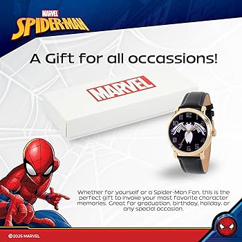 Amazon.com: Marvel Spider-Man Vintage Series Men's Watch – Retro