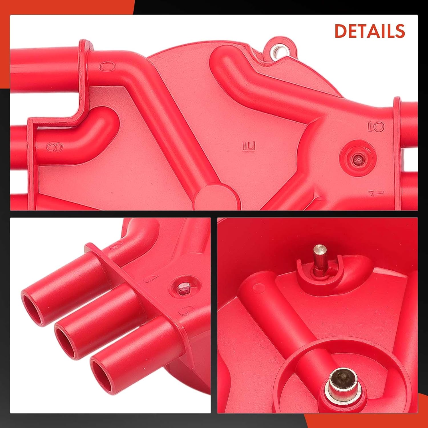 A-Premium Ignition Distributor Cap Compatible with Chevrolet Silverado 1500 Classic 2007, Blazer 1995-2005, Express 1500 1996-2007, Express 2500 1996-2005 & GMC Sierra 1500 Classic, Jimmy, Savana 1500