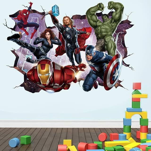 Amazon.co.uk marvel wall stickers