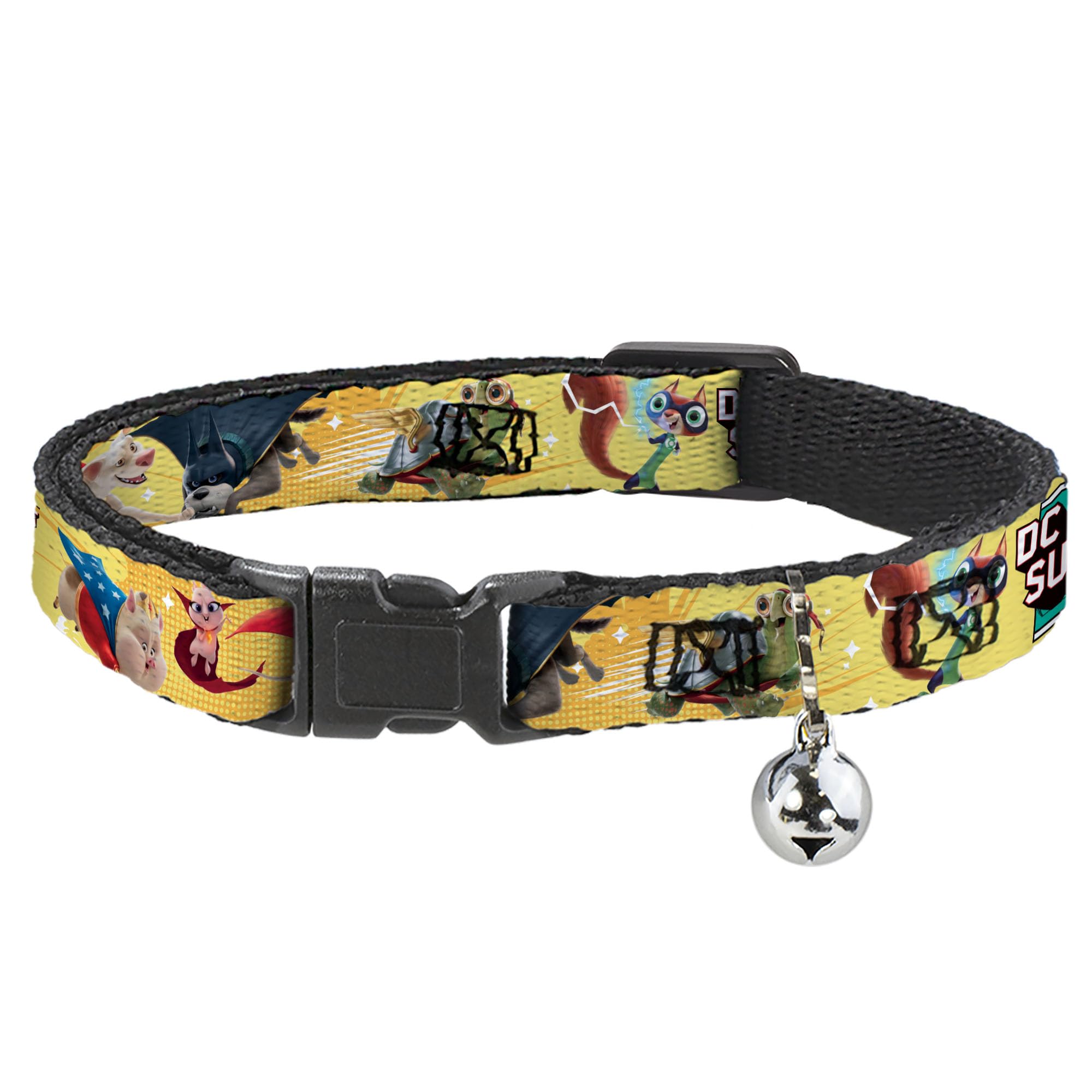 Collar de Gato DC Comics para Paseos Seguros en Casa con Cascabel