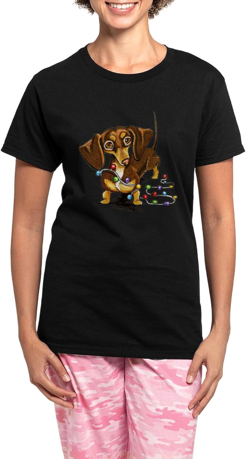 CafePress Chocolate Holiday Cheer Pajamas Womens Novelty PJ Sleepwear