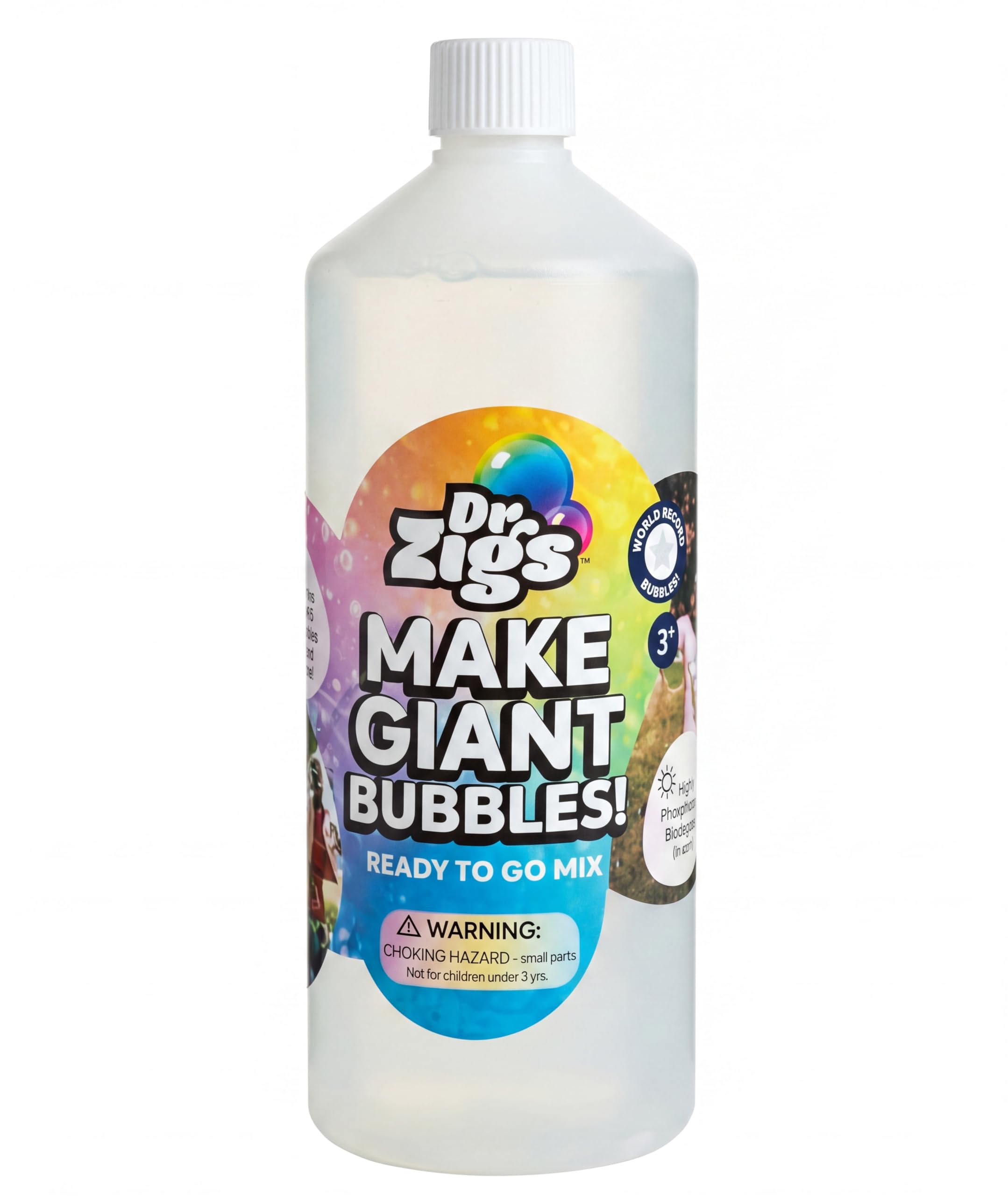 Dr Zigs Giant Bubble Solution 1L - Ready to Use Bubble Mix - Liquid for  Giant Bubbles - Eco