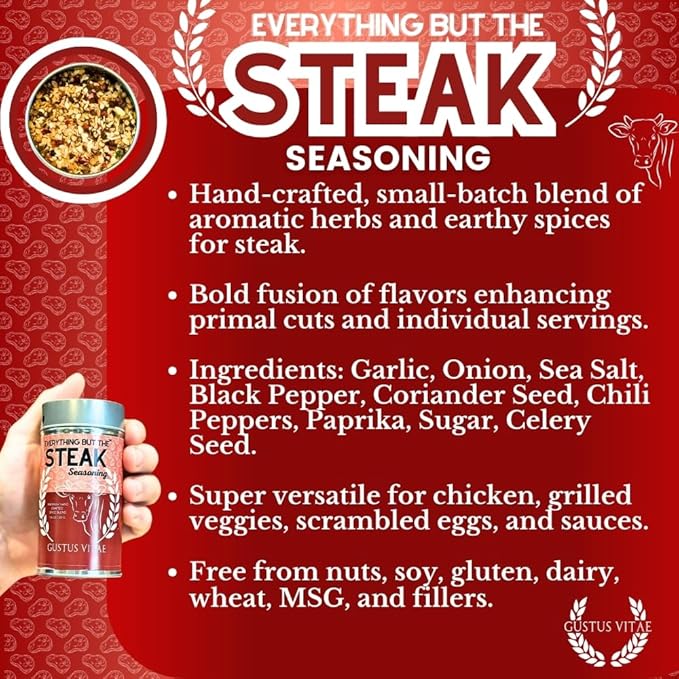 Sazonador Gourmet Everything But The Steak - 7.5 oz - Gustus Vitae miniatura 9