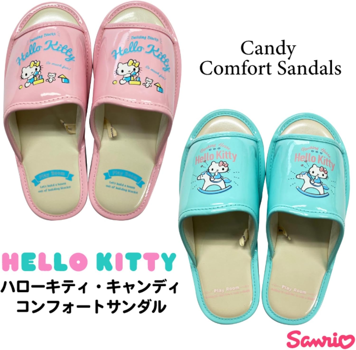 Amazon.co.jp: ハローキティ サンダル レディース 厚底 クッション 