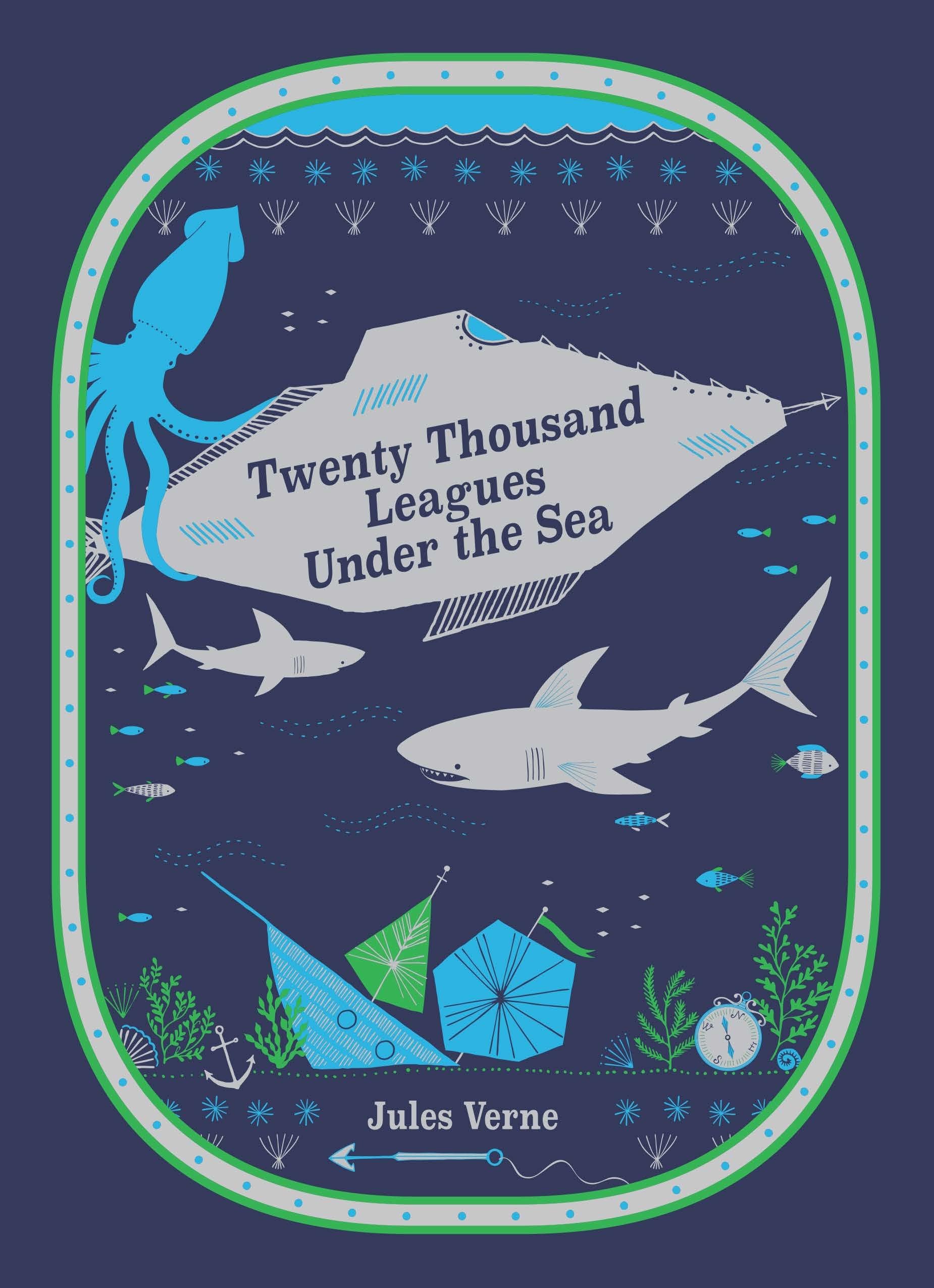 Twenty Thousand Leagues Under the Sea by Jules Verne (Hardback Book)