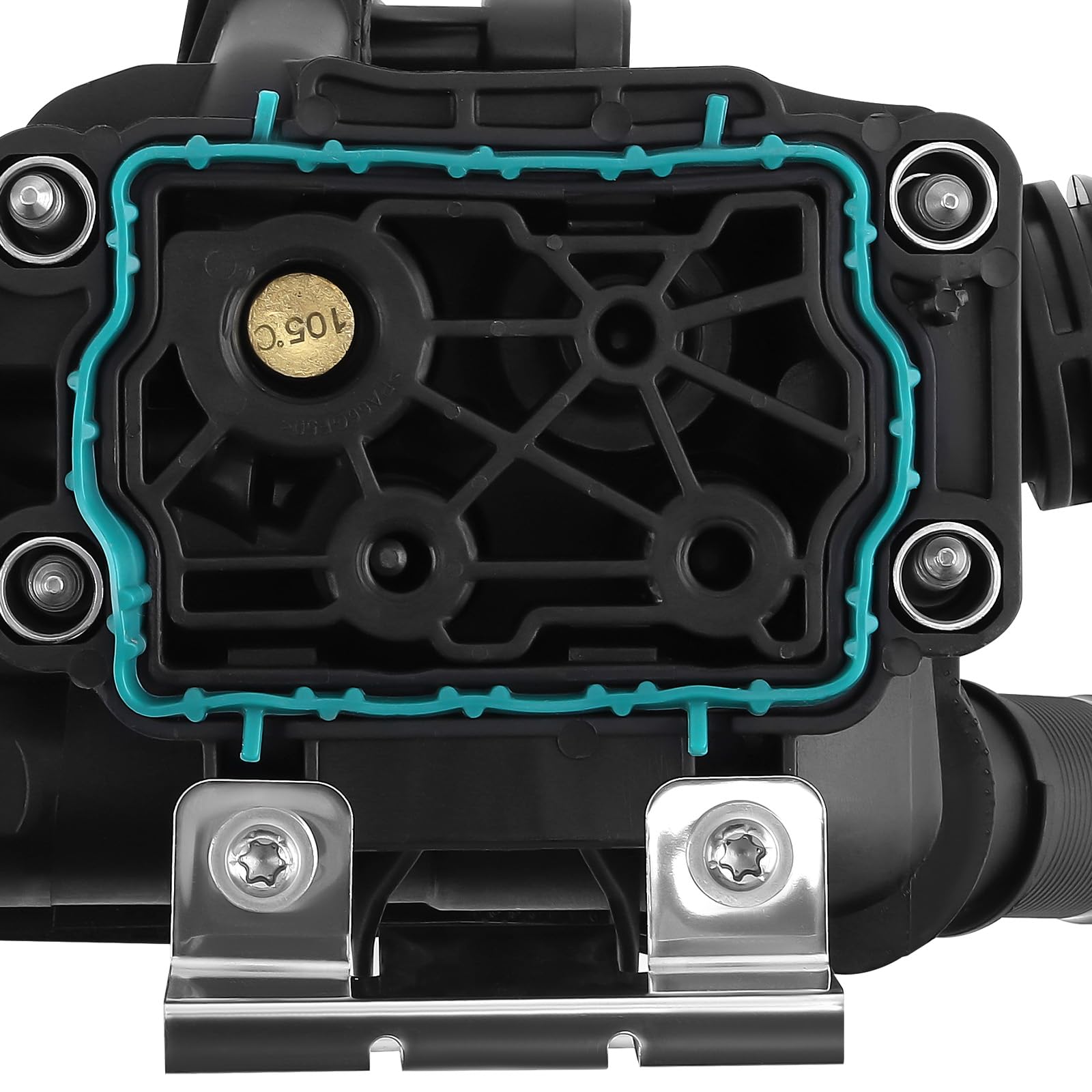 maXpeedingrods 9803549480, 9850364680 Boîtier de thermostat pour Citroën C3 C4 1.6 BlueHDi Peugeot 508 5008 2008 3008 1.6 BlueHDi 3642484, 896120
