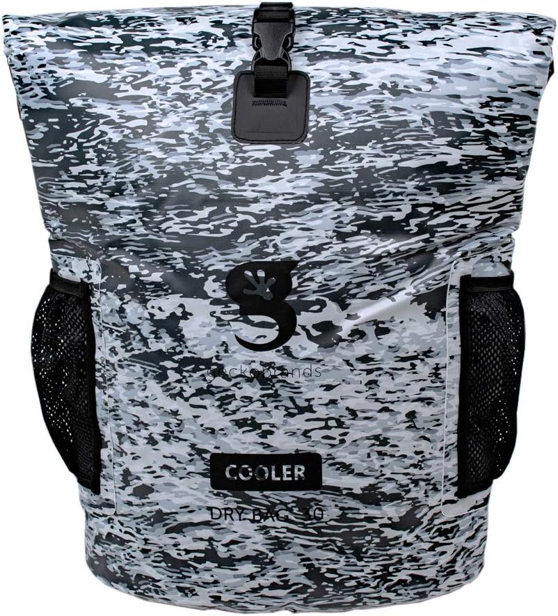geckobrands 30L Backpack Dry Bag Cooler Holds 36 Cans or 18 Bottles