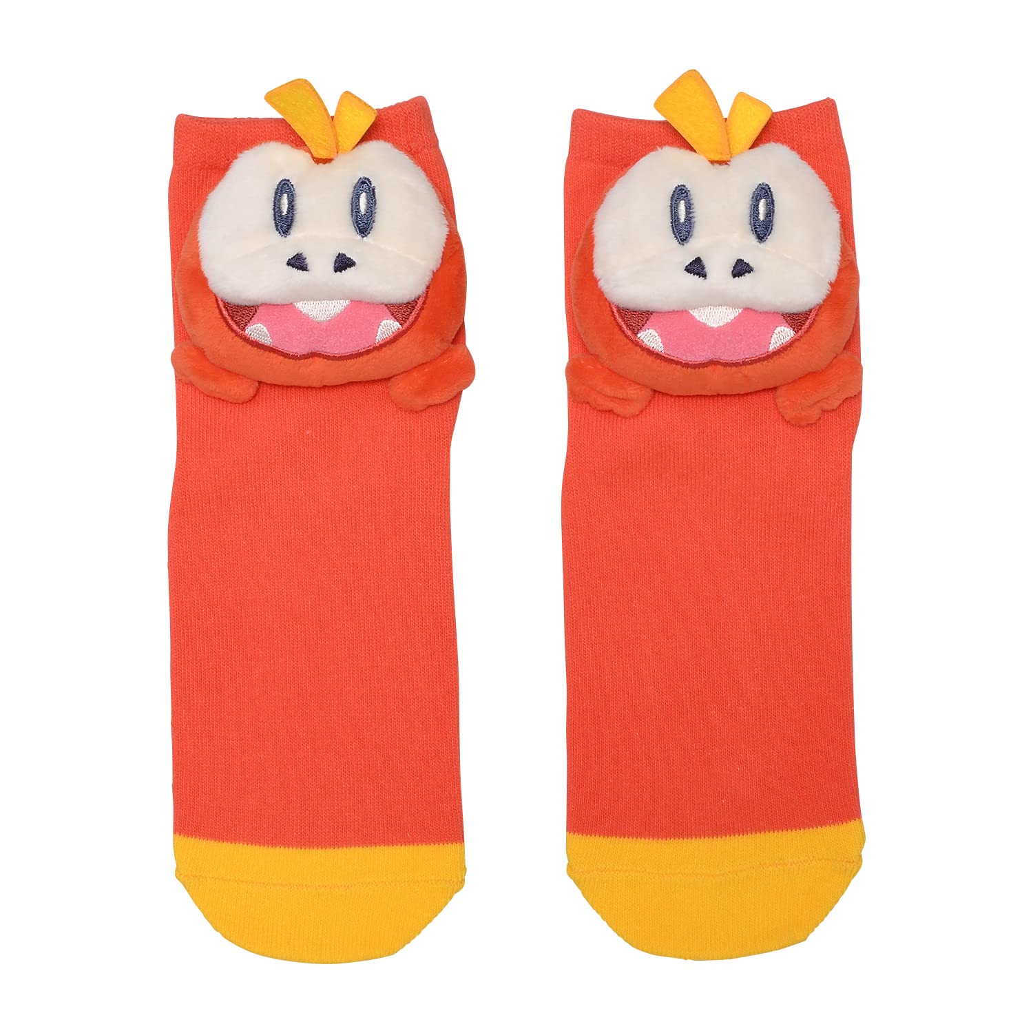 ポケモンセンター マスコット付きミドルソックス ポケモン 靴下 ぬいぐるみ 毎日履きたくなる！ マスコットの存在感が目を引く、マスコット