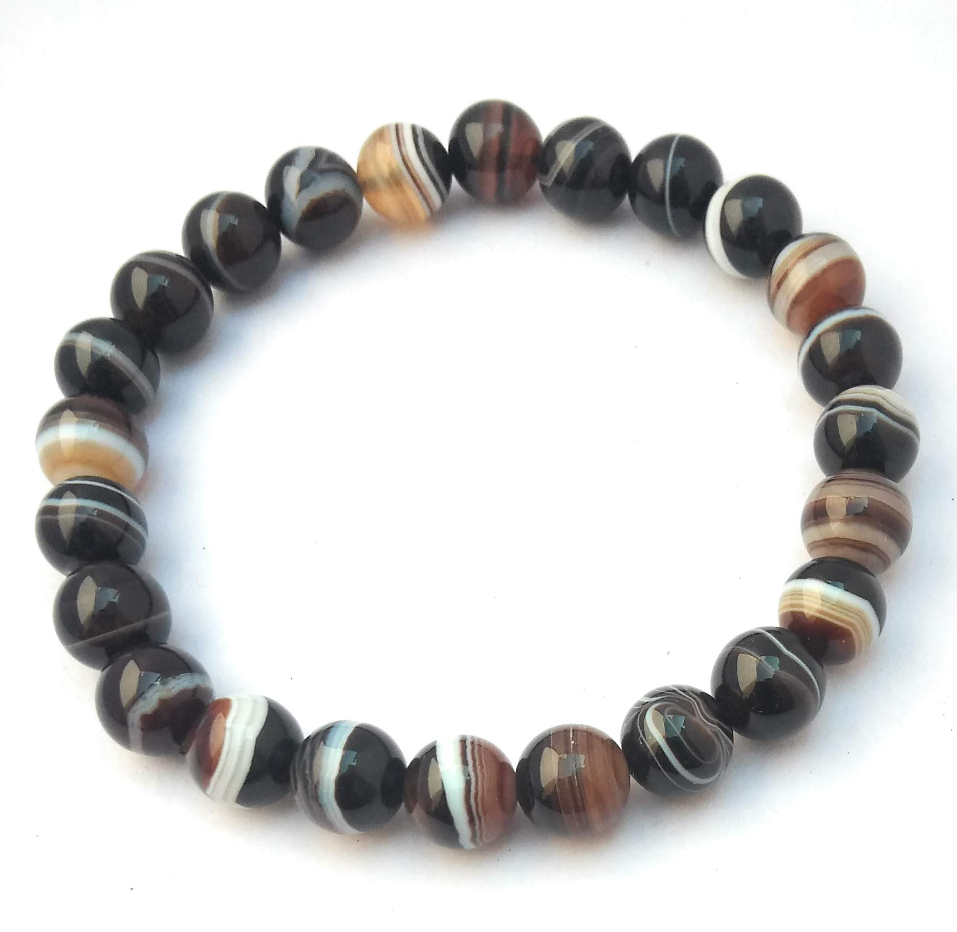 Natural Sulemani hakik original Crystal Bracelet 8 mm Stone Bracelet for Reiki Healing and Crystal Healing Stones Bracelet (B08PC4T9LL) Amazon Price History, Amazon Price Tracker