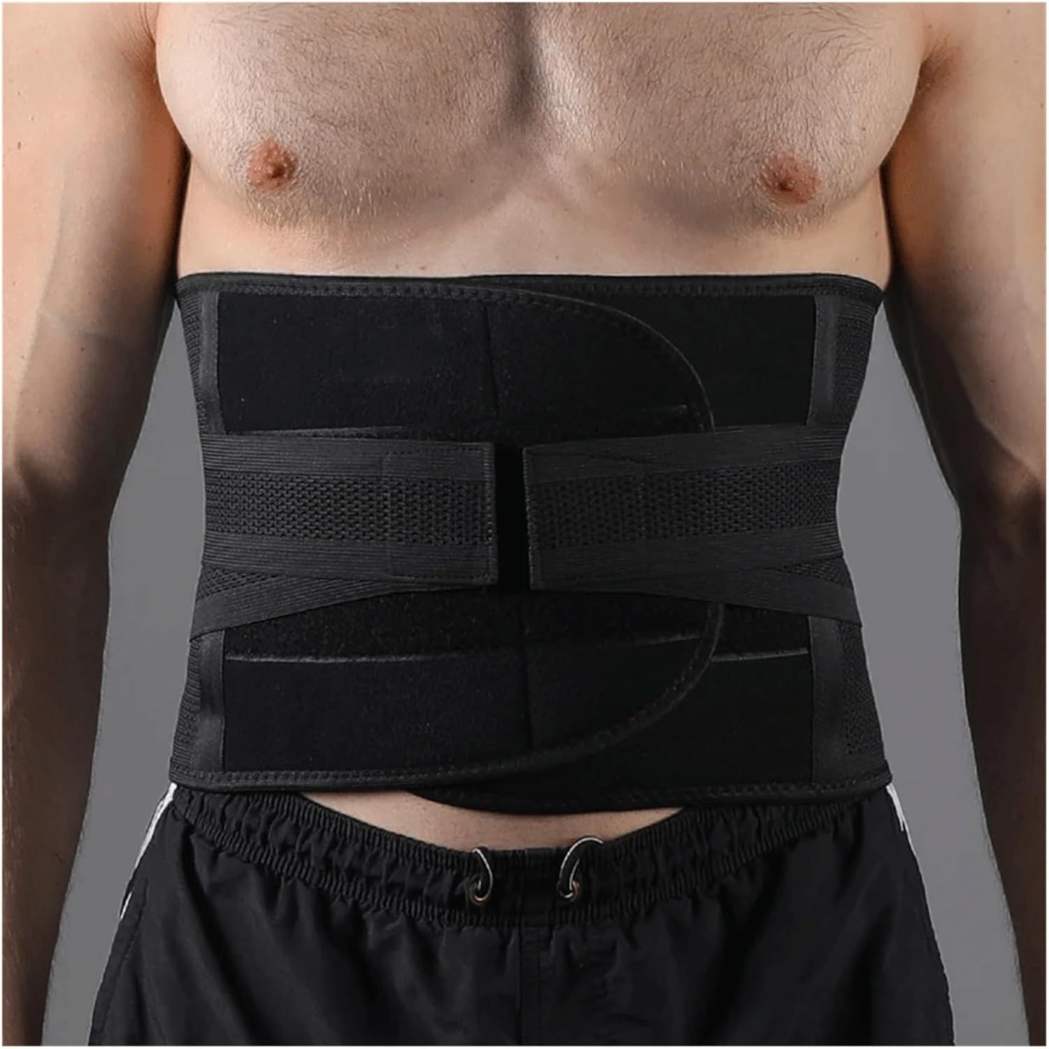 JSEIAJB Men Women Waist Trainer Belt Waist Trimmer Weight Loss Workout Fitness Back Support(X-Large)