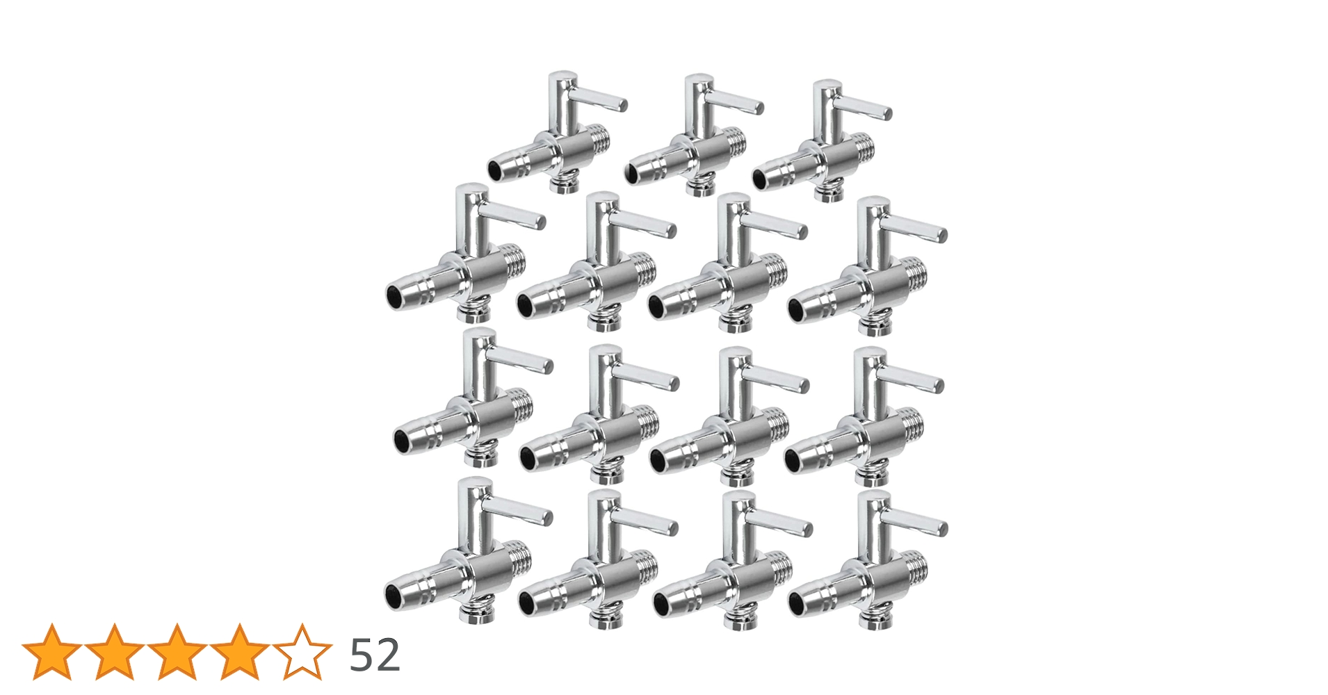 Amazon.co.jp: WanFengXue 15個セット ステンレス レバーバルブ