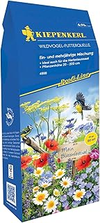 Kiepenkerl Profi-Line Blumensamen-Mischung Wildvogel-Futterquelle 4998 – Blumensamen Mischung für Blumenwiese, mehrjährig, 20-200 cm Wuchshöhe, Futterquelle für Vögel product image