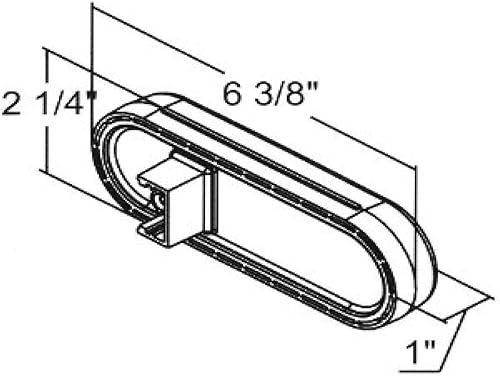 Miniatura 3 de Buyers Products - Kit de luz de parada/giro/cola ovalada roja de 6 pulgadas con 6 LED, incluye ojal y enchufe