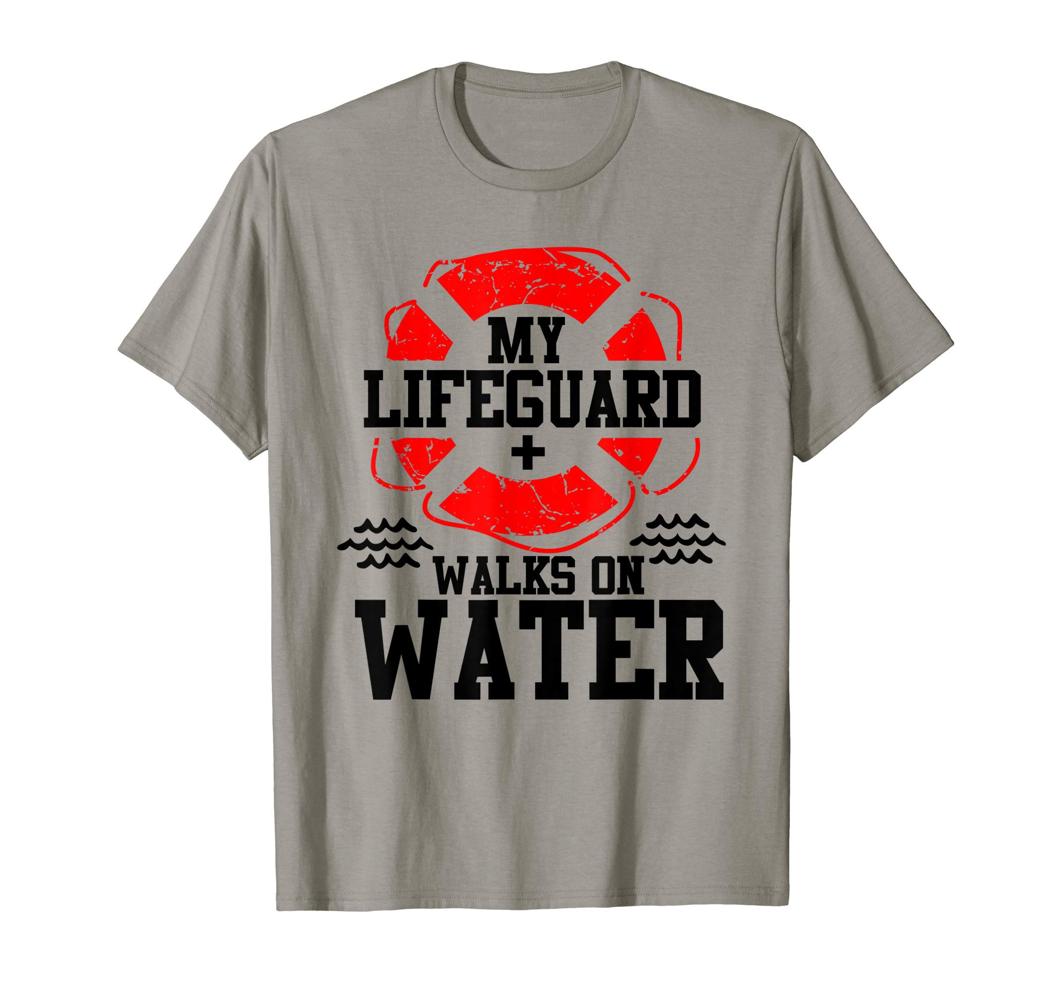 Hadley DesignsMy Lifeguard Walks on Water Christian Christianity T Shirt T-ShirtOEKO-TEX STANDARD 100