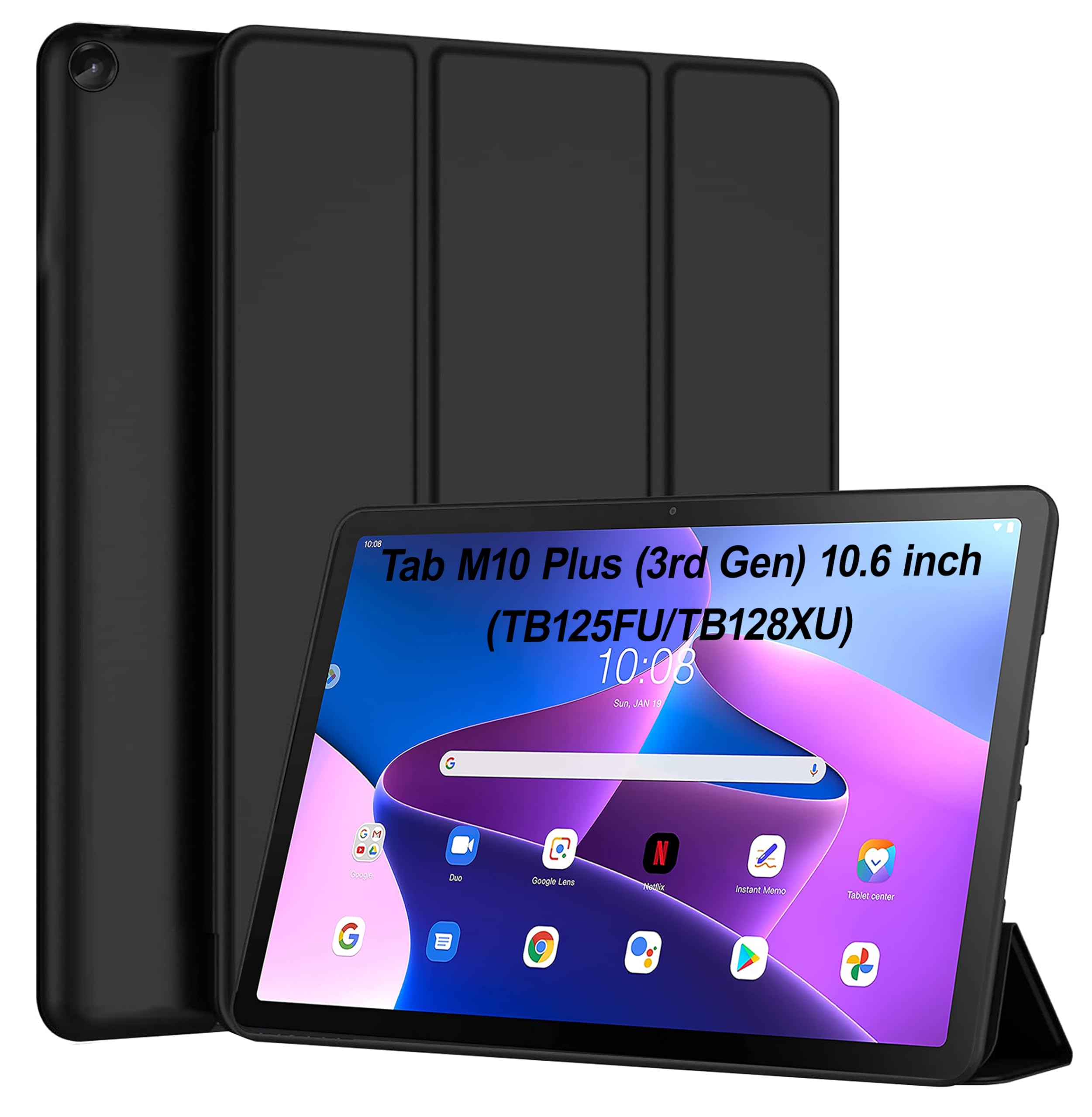 Tgk Trifold Back Flip Stand Case Cover For Lenovo Tab Desertcart
