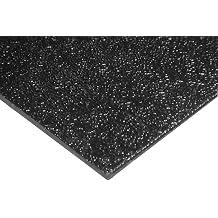 ABS Sheet 3/32" x 12" x 12" - Black Haircell Textured