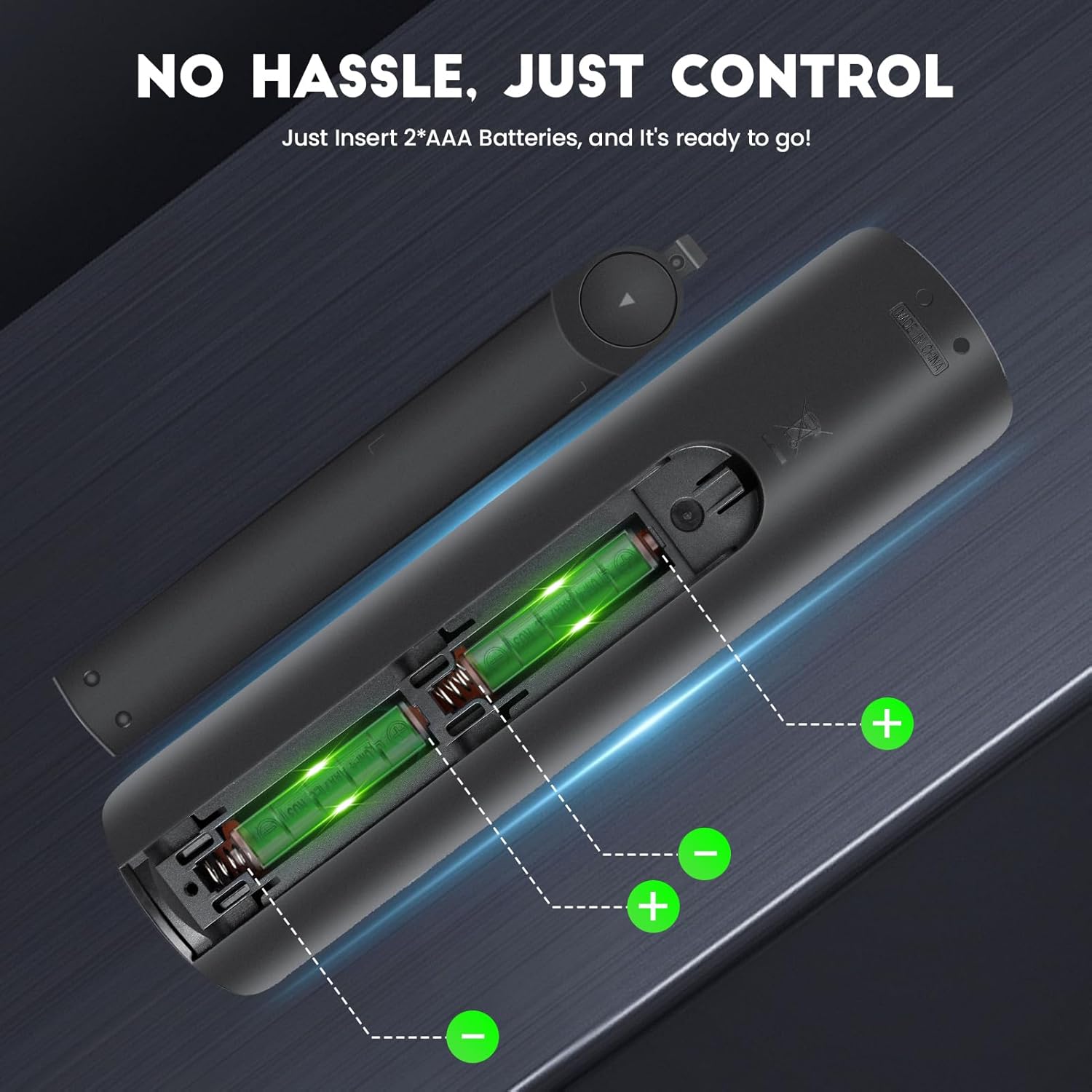 2 Pack New Replacement Remote for All Samsung TV, FlyCoco Universal TV Remote Control, Compatible with Samsung LCD LED 3D HDTV Smart TV Series