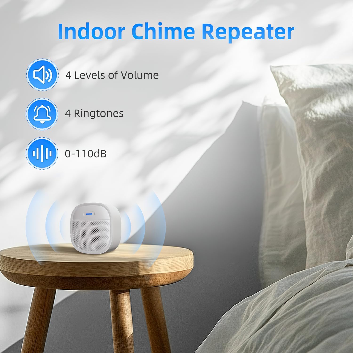 XTU Wireless Video Doorbell No Subscription-2K HD Security Doorbell Camera-Local/Cloud Storage with Multi-angle Bracket, Works with Alexa and Google Home (White) 8 71TGAAtWY0L. AC SL1500