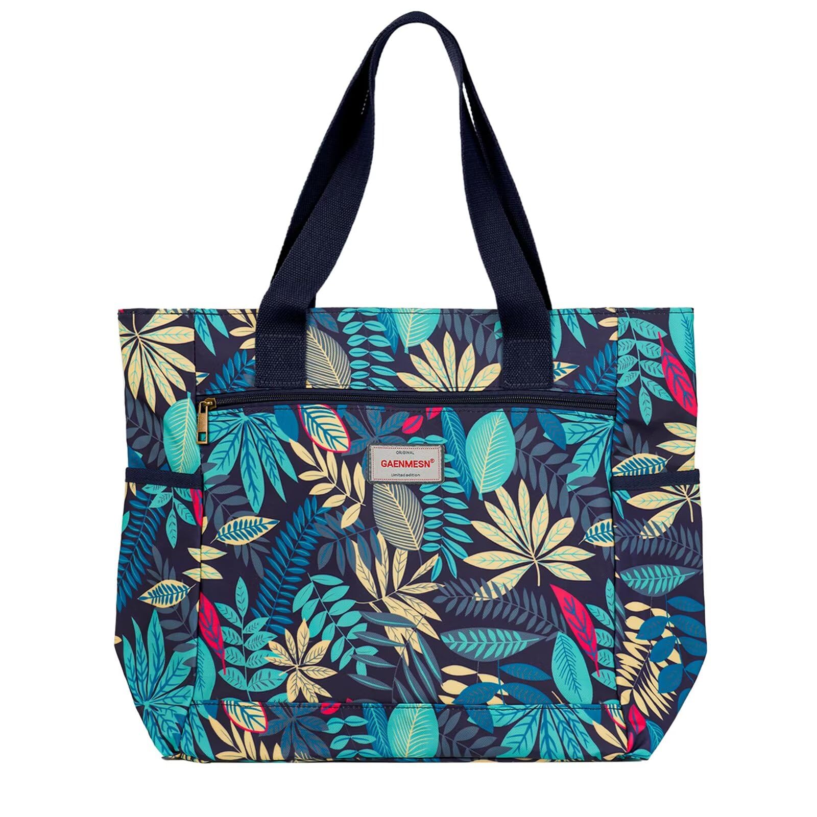 GAENMESN Women's Lightweight Waterproof Tote Bag Durable Designer Handbag with Zipper Travel Commute Everyday Use