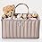 Blissful Diary Baby Diaper Caddy Organizer, Stylish Storage Basket for Newborn Essentials and Diaper Station, Gift for Baby Shower and Registry Must-Have, Sand