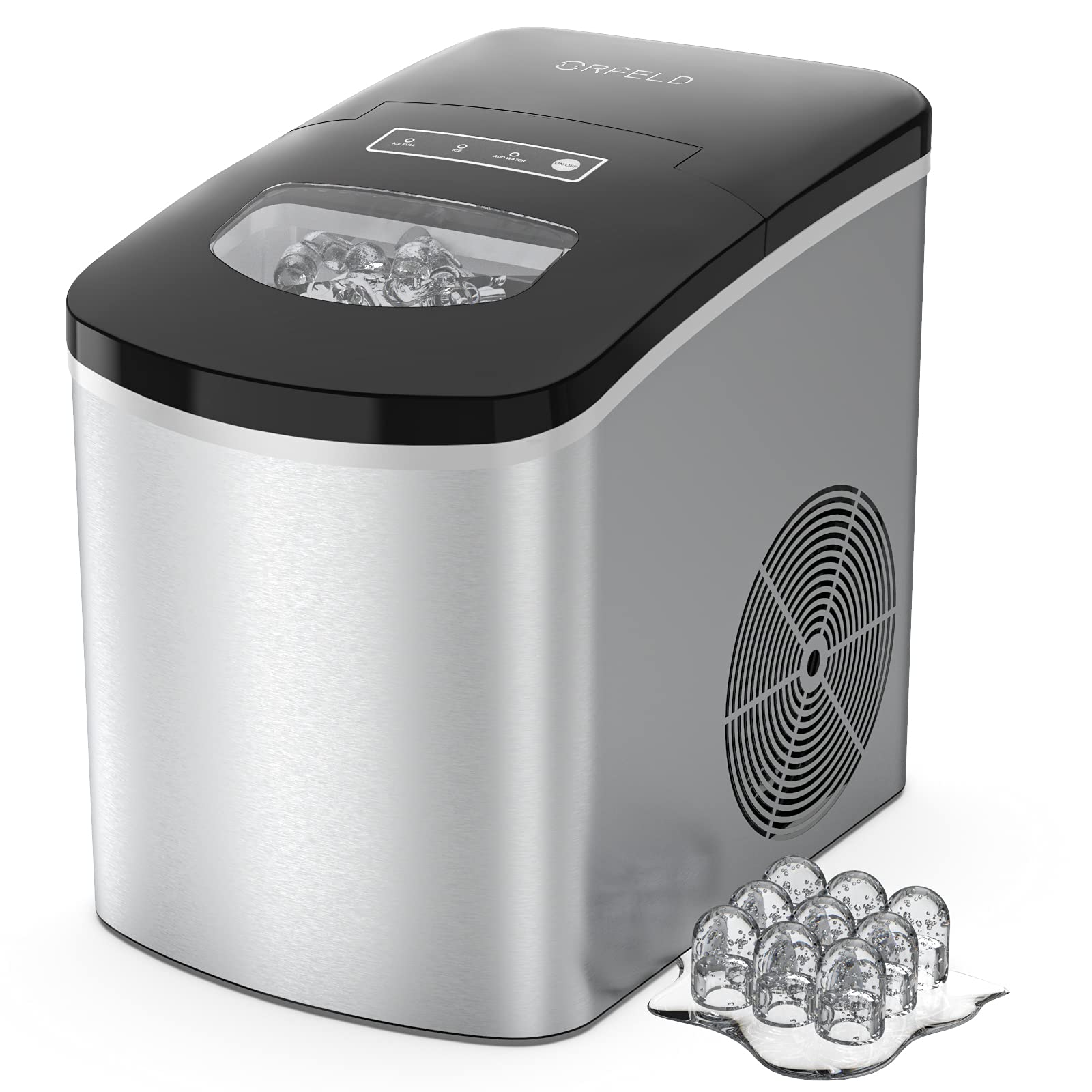Ice Maker Machine Countertop ORFELD Portable Ice Maker with Ice Scoop | amzdealz