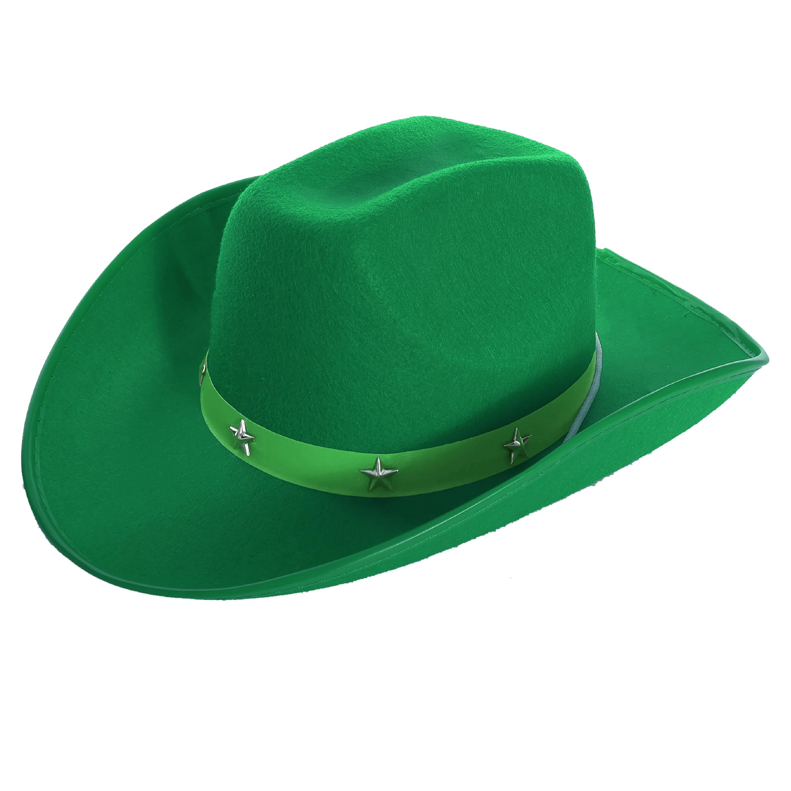 Rosa Cowboyhut Mit Stern-Nieten, Verstellbar, Einheitsgröße Für Erwachsene, Perfekt Für Kostümpartys Und Western-Events