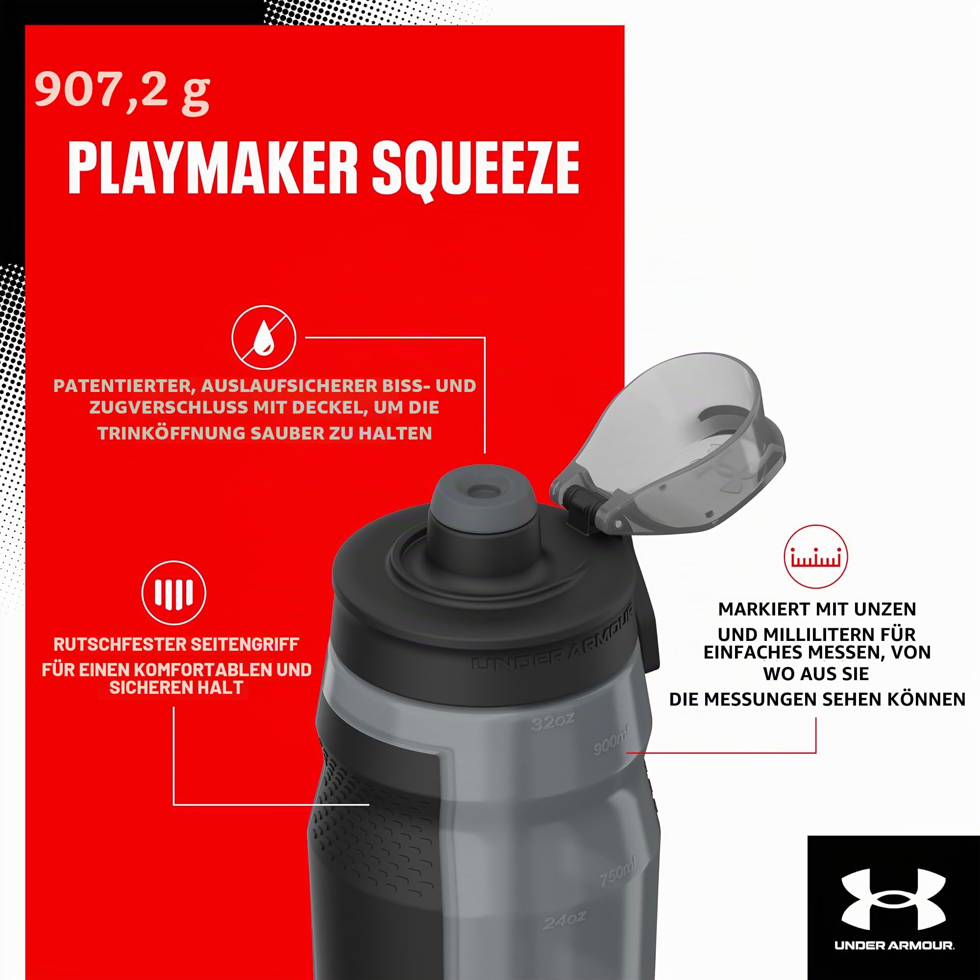 Under Armour UA 907 g Playmaker Squeeze Pitch Grey/Cruise Blue