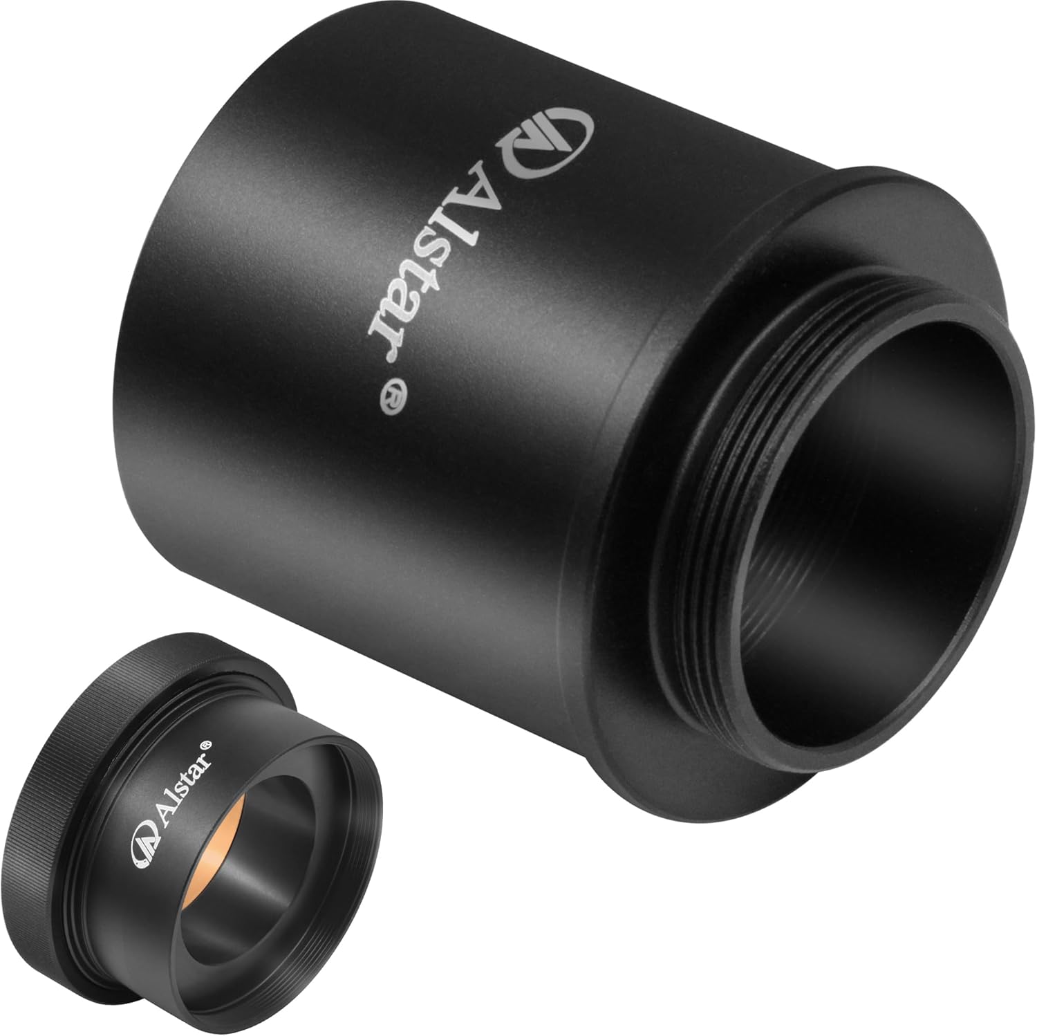 Alstar C Mount to 1.25" Video Camera Barrel Adapter - Bundle with - 2" to 1.25" Telescope Eyepiece Adapter