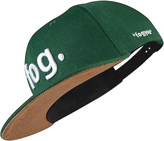 Nebelkind Gorra Snapback para hombre y mujer, color verde oscuro, talla única, talla única, unisex, moderna, estilo urbano, gorra de béisbol con visera recta, verde, Talla única