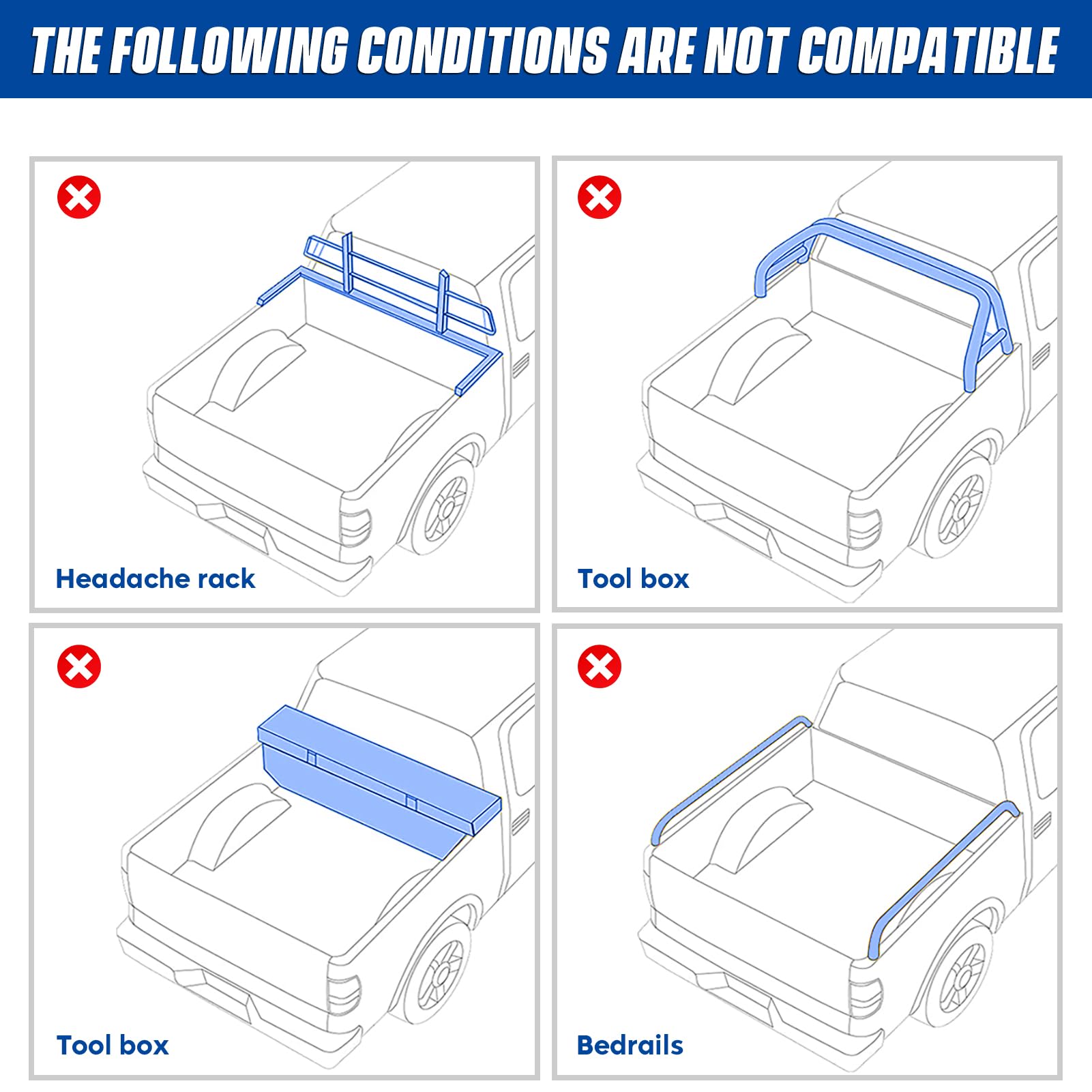Soft Roll up 6.5ft Truck Bed - Product View