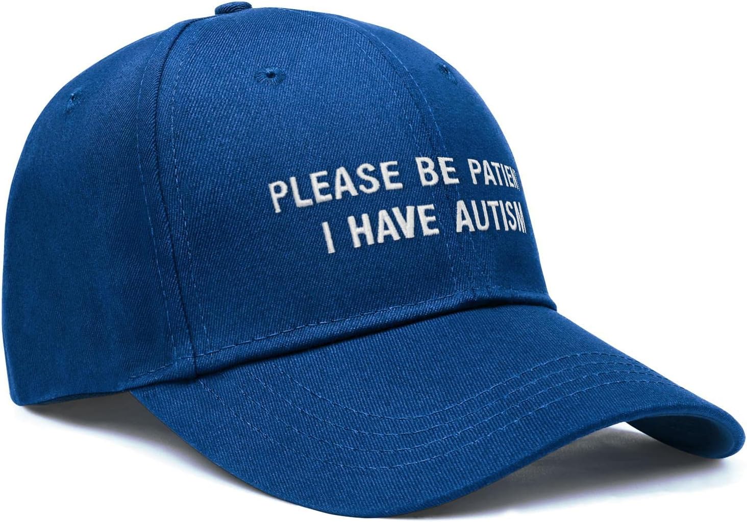 Retirement Gifts for Men Please Be Patientt I Have Autism Hat Embroidery Trucker Hats Baseball Cap for Men Women - Image 3