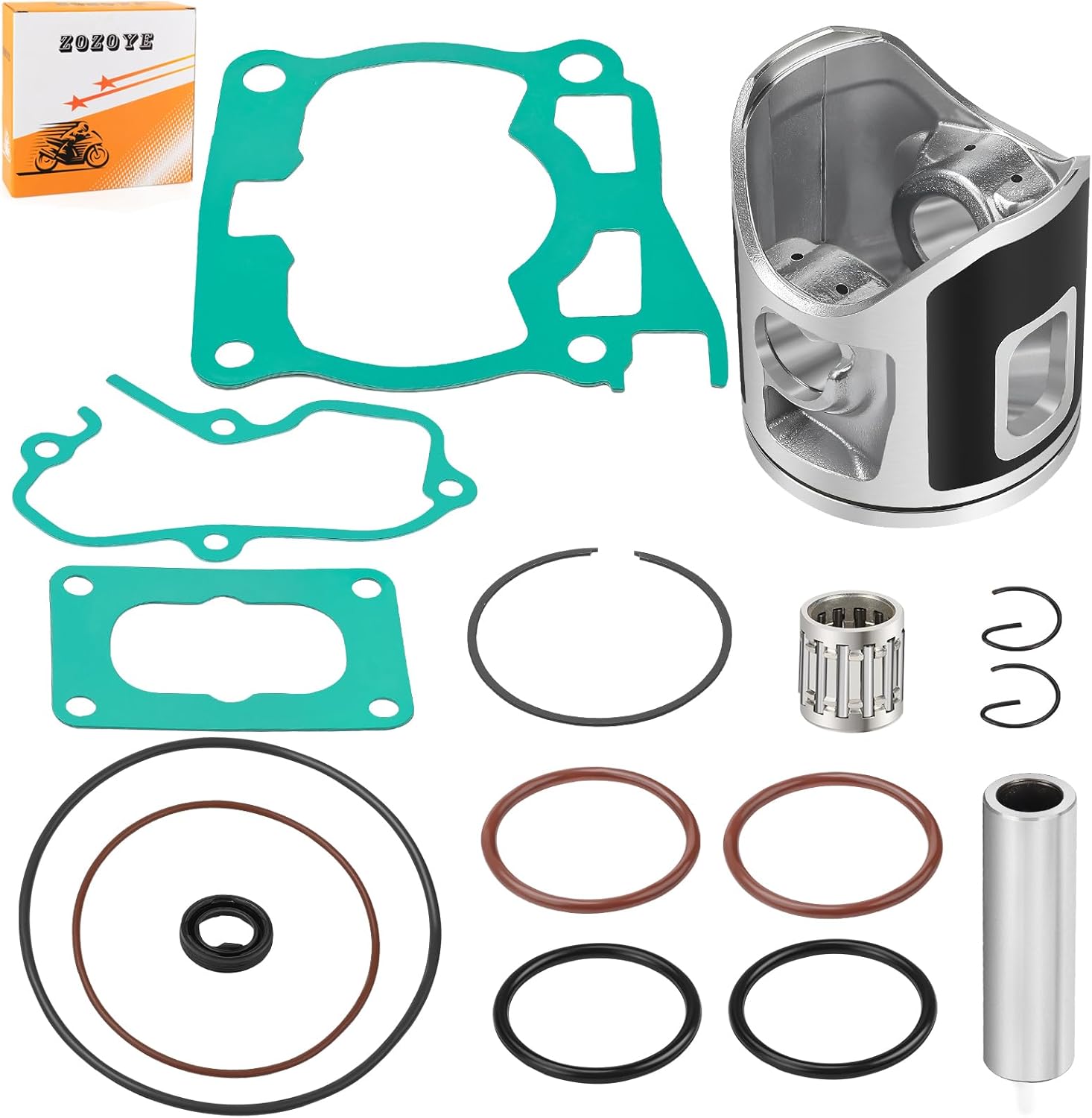 Top End Rebuild Kit STD 54mm Piston Rings Gasket Kit For Yamaha YZ125 YZ 125 1998-2000 4XM-11631-30-D0
