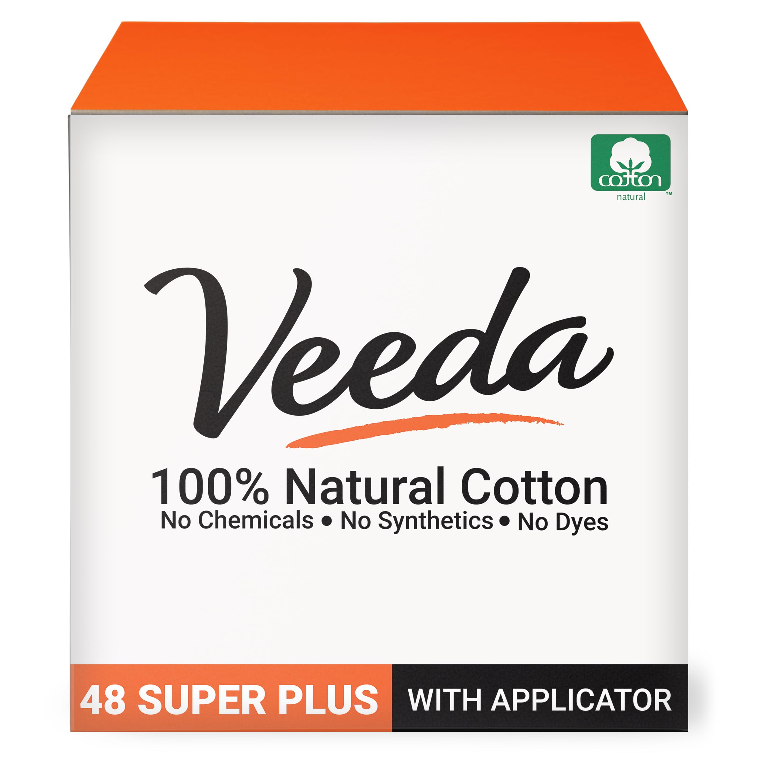 Veeda Natural Cotton Tampons Super Plus