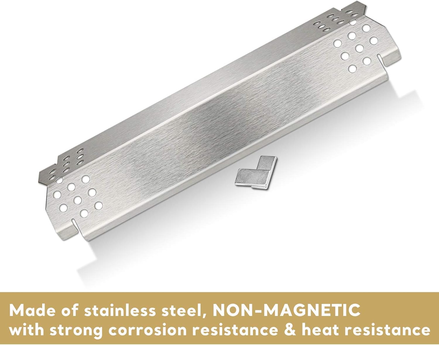 Uniflasy Heat Plates for Home Depot Nexgrill 720-0830H, 5 Burner 720-0888, 720-0896, 720-0888N, 720-0882A, 720-0882S 6 Burner 720-0896B, 720-0898 Gas Grill, Stainless Steel, Replacement Parts, 5 Pack : Patio, Lawn & Garden