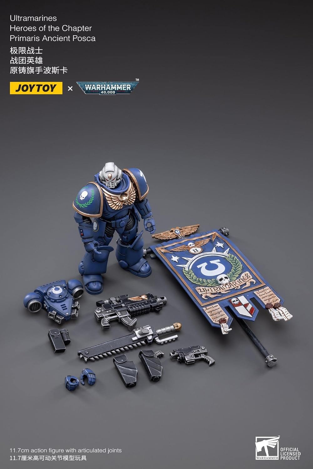 HUAXI DARK SOURCE(HAINAN)TECH Joy Toy Warhammer PRIMARIS Ancient POSCA 1/18 FIG
