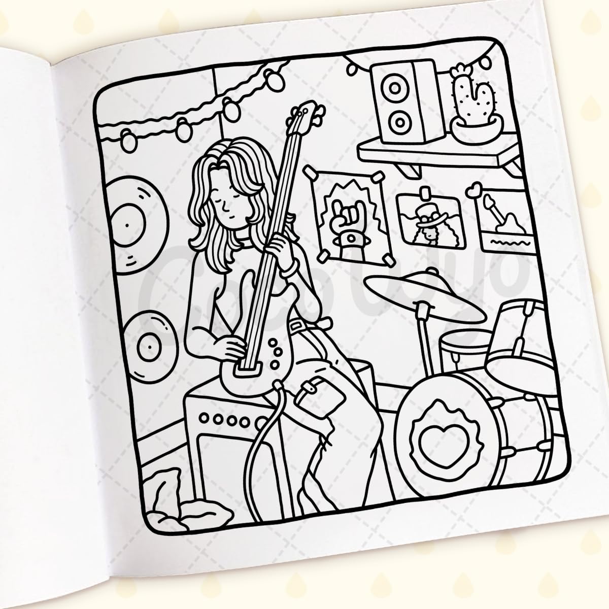 Girl Moments: Vol. 3 Coloring Book for Adults and Teens Featuring Cozy Daily Activities for Relaxation