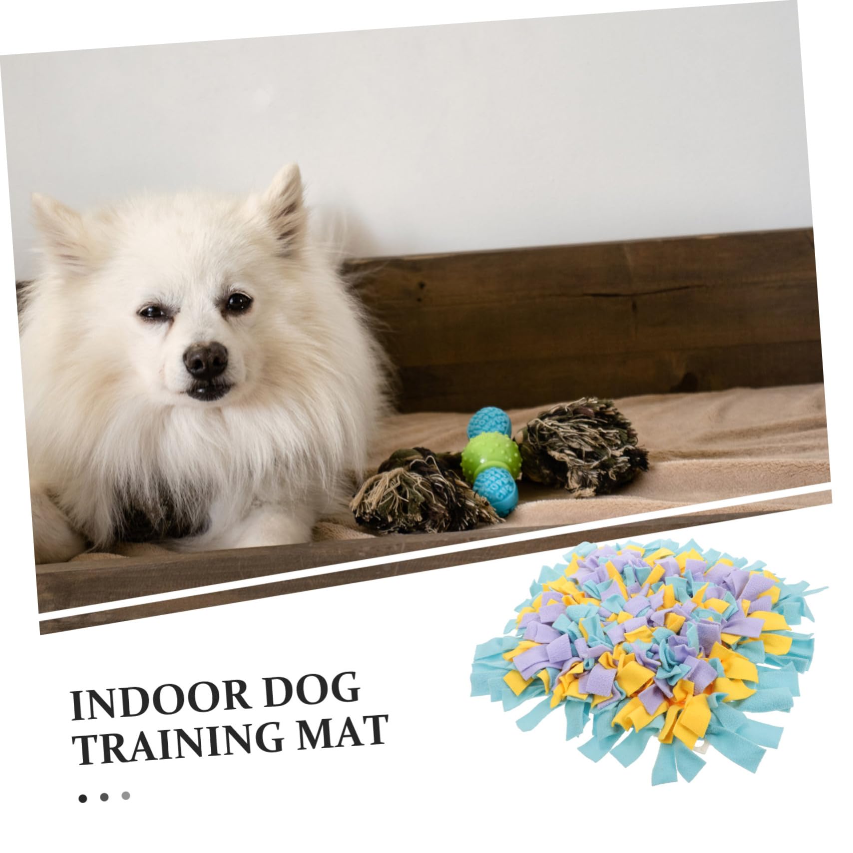 WOONEKY Alfombra De para Mat De Entrenamiento Interactivo Tapete Snuffle Resistente Mordeduras para Estimulación Mental y Alimentación De