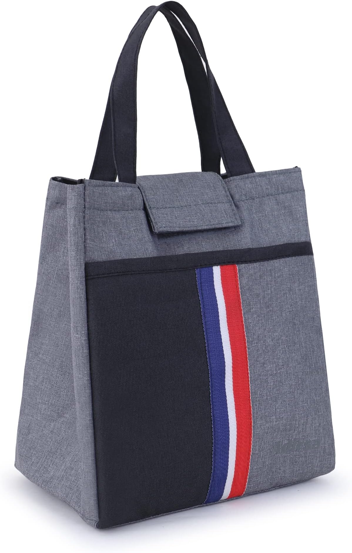 ADIRSAADIRSA LB3032 Grey Insulated Lunch Bag Large Waterproof Adult Lunch Tote Bag for Men or Women (Grey)