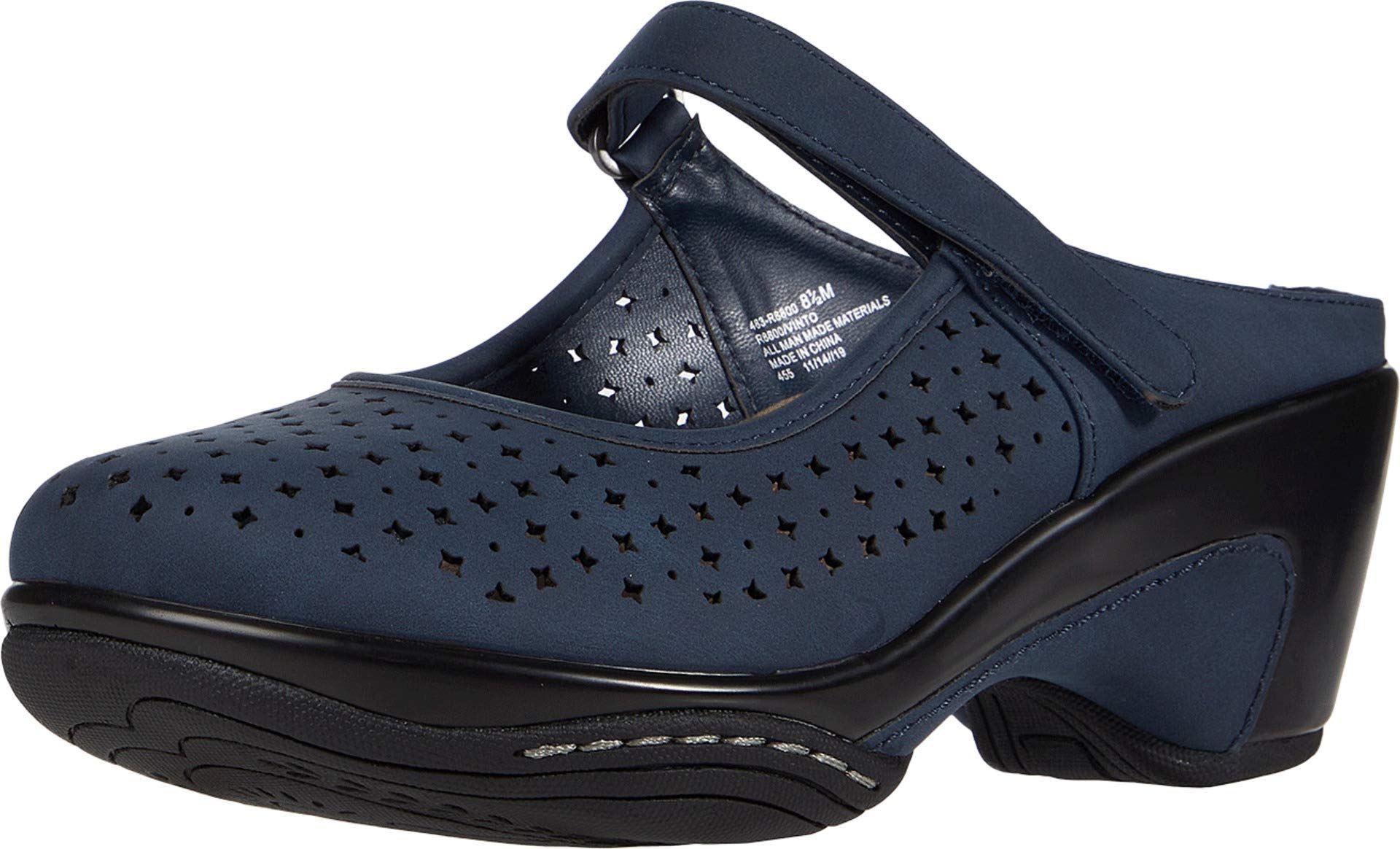 RIALTO Women's Vinto Clog Navy/Sueded Smooth Size 7M, 7