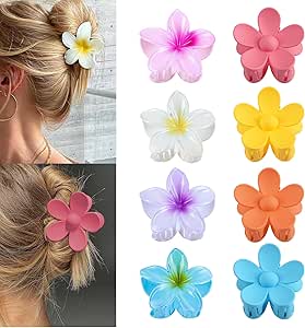 Lot De 3 Grandes Barrettes à Cheveux En Acétate Vintage Pour Femmes