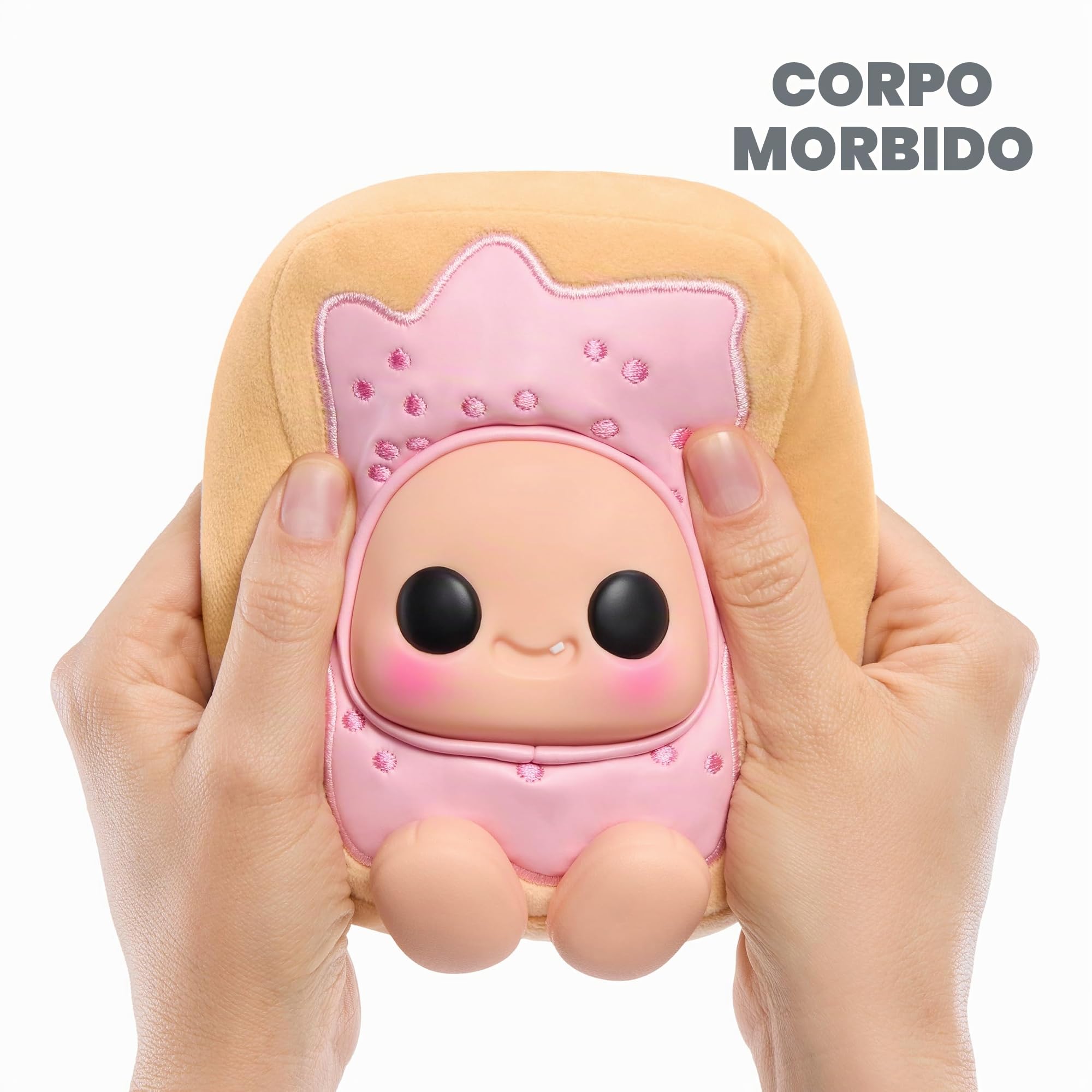 Hyojo serie Pop-Tarts - rosted Cherry, Wild Berry, Cookies e Creme | Peluche singolo da collezione, Morbido peluche e materiali misti, morbido e comprimibile, portachiavi incluso, tutte le età