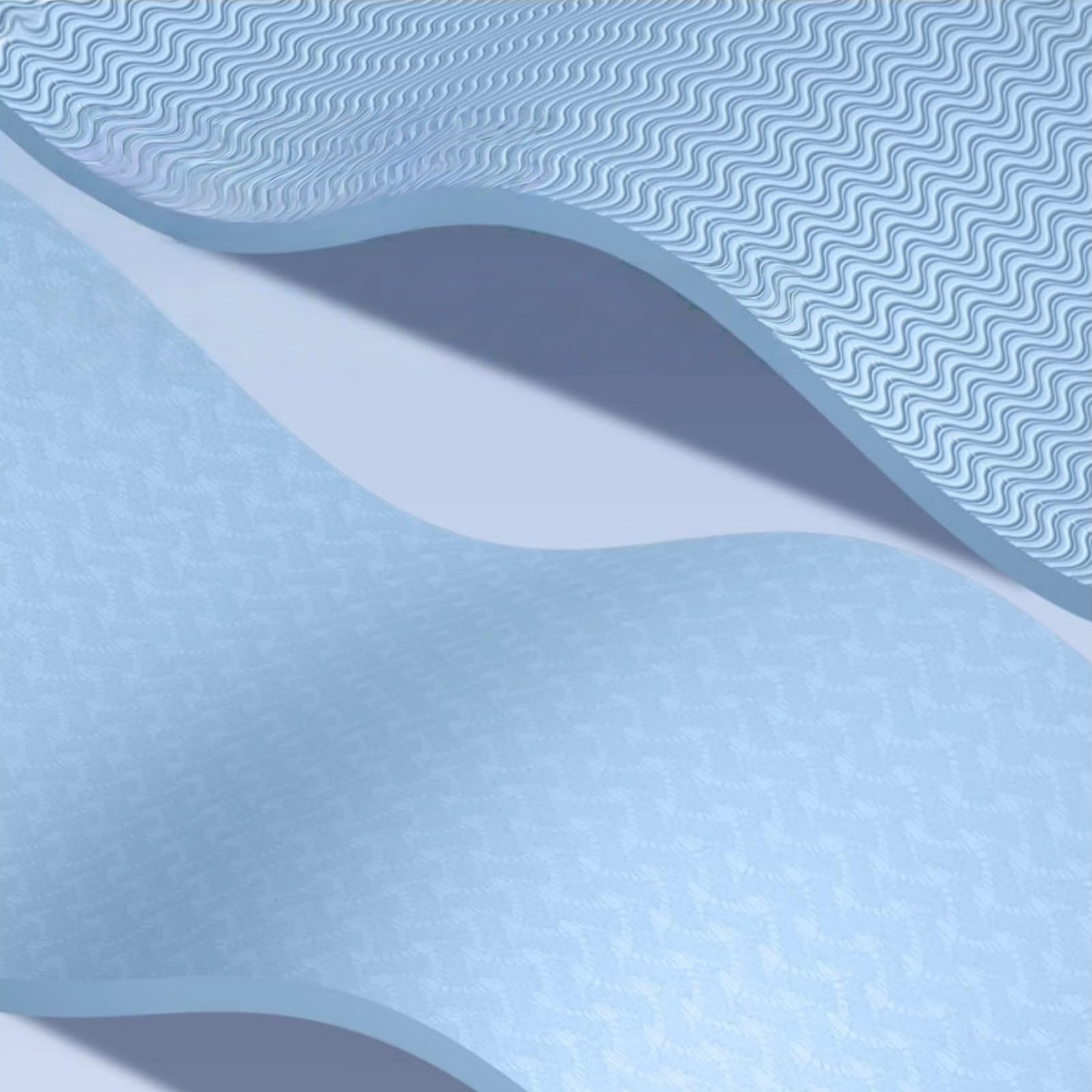 Doblable Viajes Esterilla de Yoga Colchoneta Antideslizante Multifuncional Ecologica Esterilla Entrenamiento Suave Colchoneta Gimnasia para Casa Gimnasio Pilates Hombre/Mujer