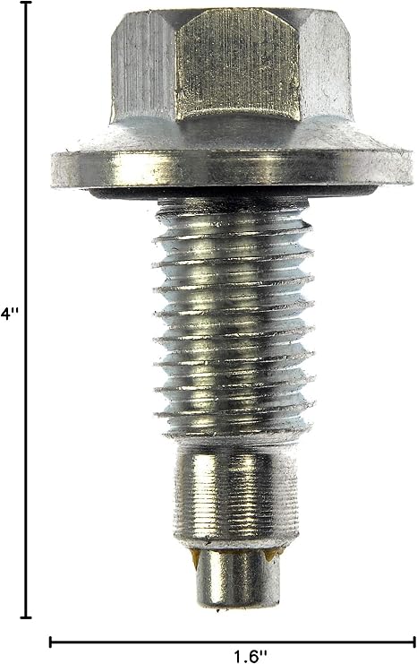 Dorman 090-936CD Oil Drain Plug Magnetic M12-1.75, Head Size 15 mm Compatible with Select Models